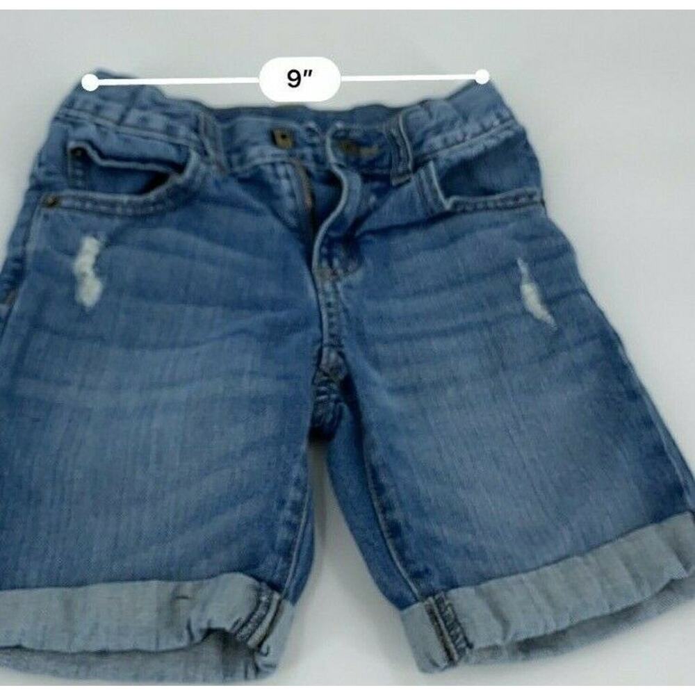 Gymboree Boys Outfit Bundle Denim Shorts Short Sleeve Size Small 5/6 - Picture 7 of 11